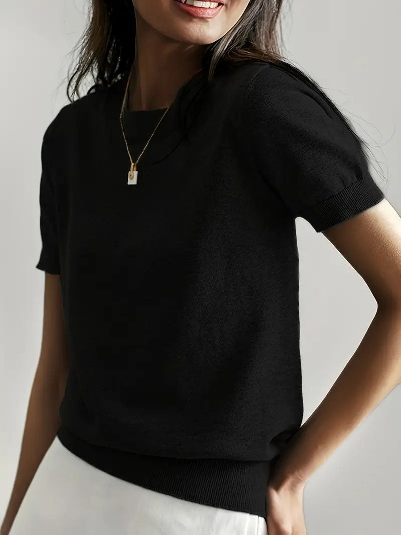 Best-selling round-neck short-sleeved T-shirt