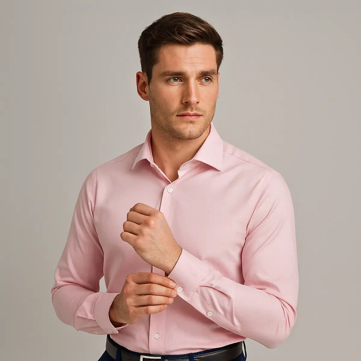 Slim-fit stretch shirt